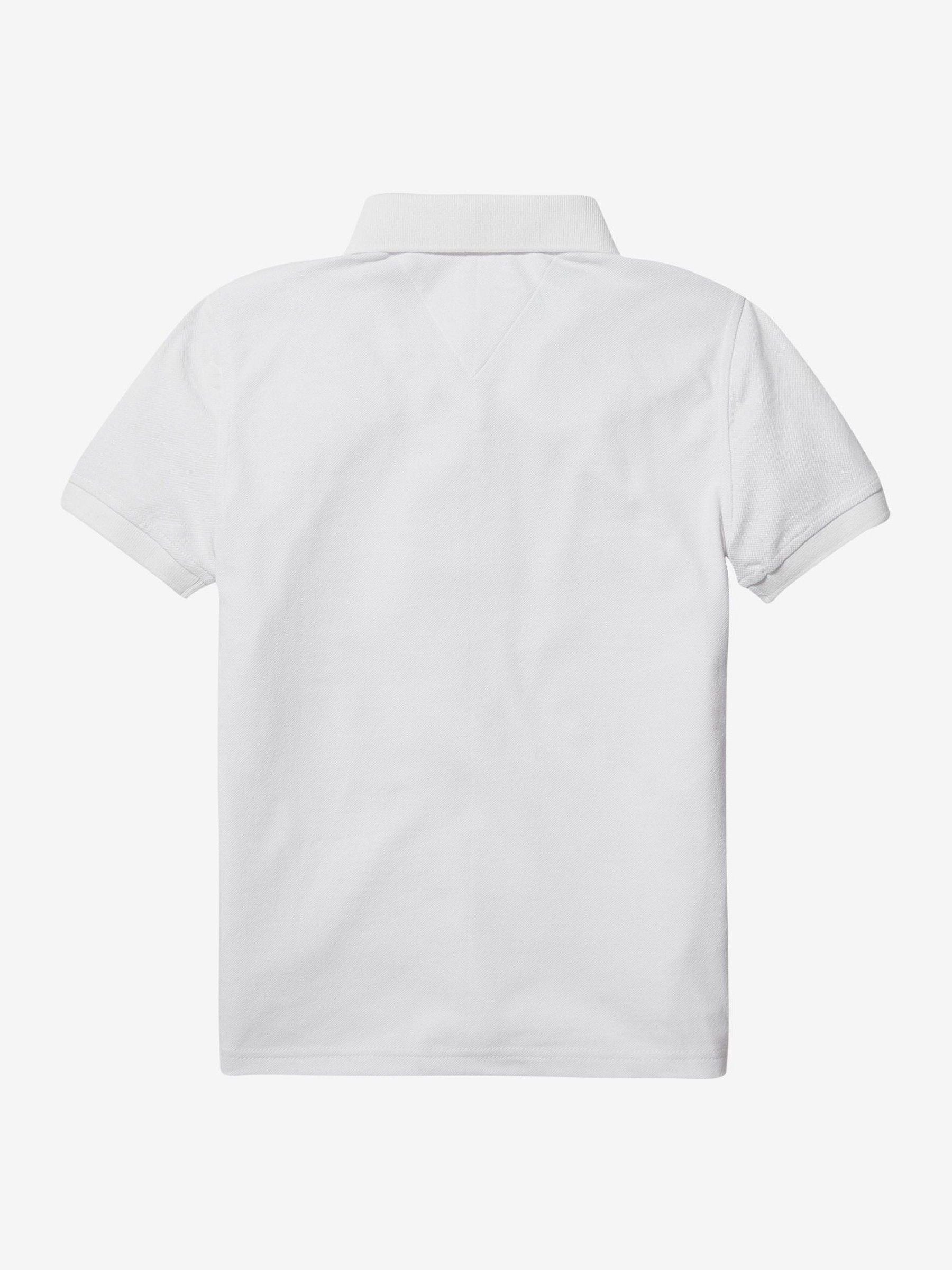 Dsiney Kidz - Tommy Hilfiger Off White Flag Short Sleeve Cotton Rich Polo Shirt image 5