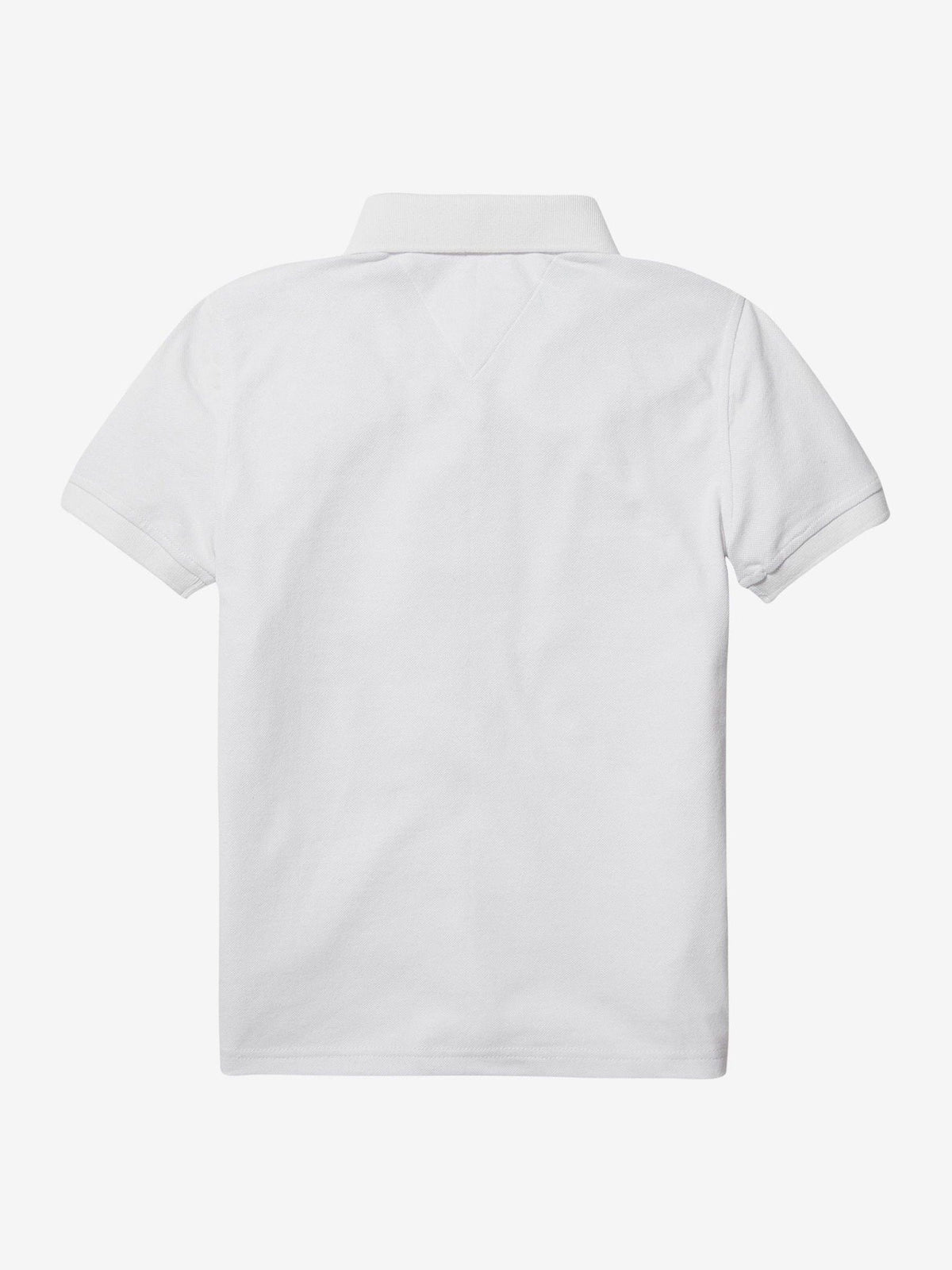Dsiney Kidz - Tommy Hilfiger Off White Flag Short Sleeve Cotton Rich Polo Shirt image 5