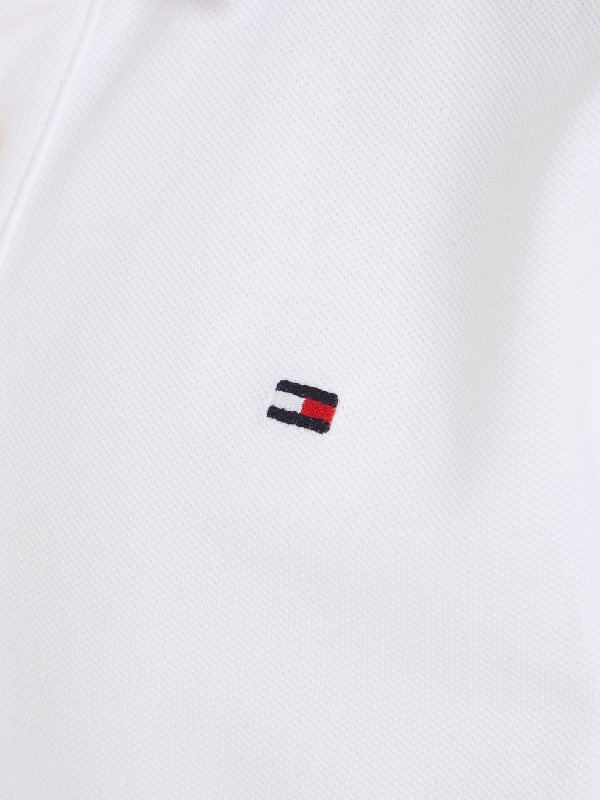 Dsiney Kidz - Tommy Hilfiger Off White Flag Short Sleeve Cotton Rich Polo Shirt image 6