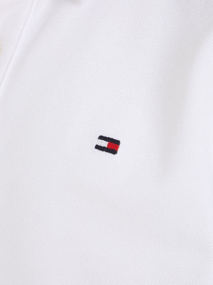 Dsiney Kidz - Tommy Hilfiger Off White Flag Short Sleeve Cotton Rich Polo Shirt image 6