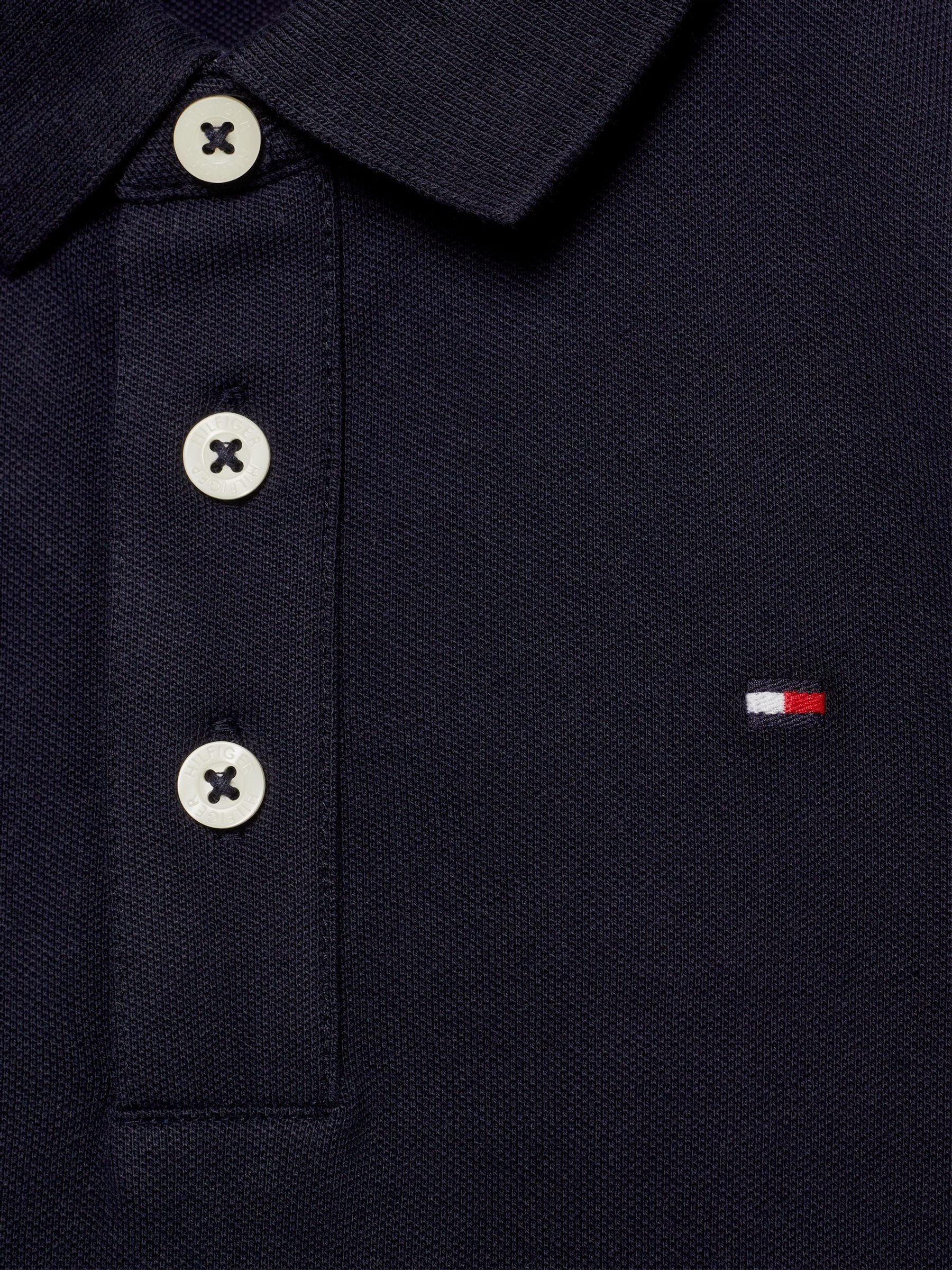 Dsiney Kidz - Tommy Hilfiger Navy Blue Flag Short Sleeve Cotton Rich Polo Shirt image 6
