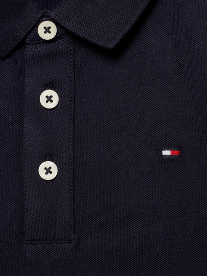 Dsiney Kidz - Tommy Hilfiger Navy Blue Flag Short Sleeve Cotton Rich Polo Shirt image 6