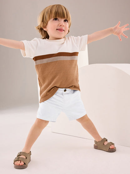 Dsiney Kidz - White Chino Shorts (3mths-7yrs) image 2