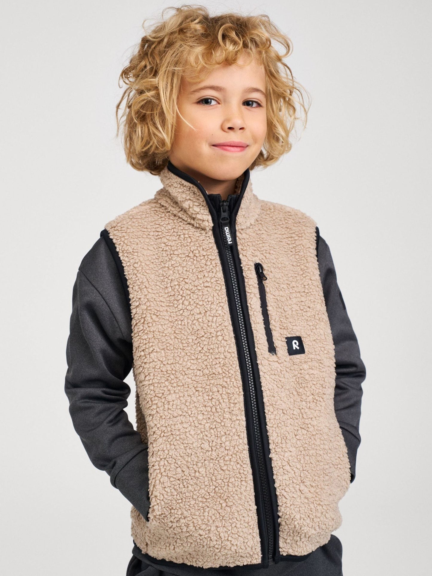 Dsiney Kidz - Reima Brown Tupas Fleece Gilet image 1