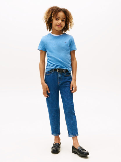 Tommy Hilfiger Blue Basic T-Shirt image 3