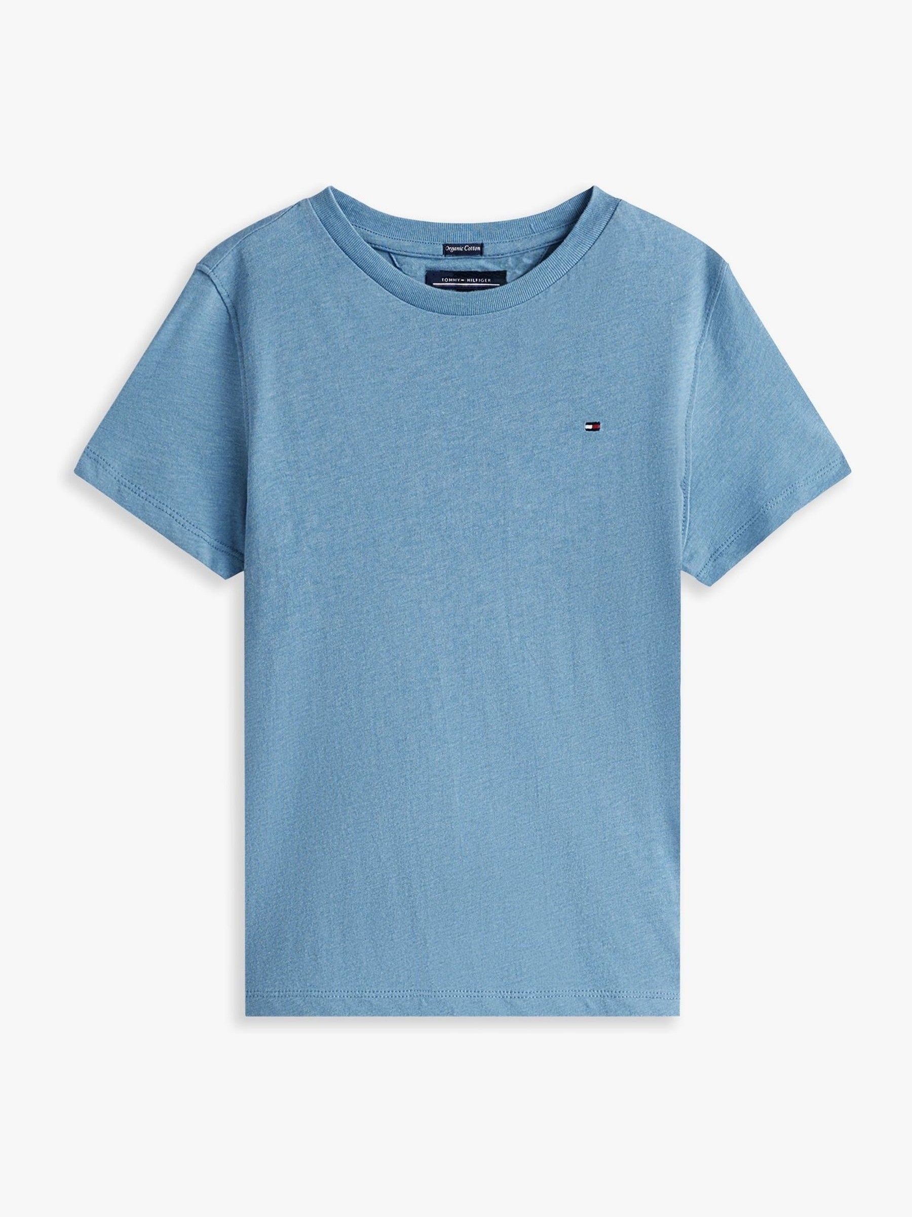 Tommy Hilfiger Blue Basic T-Shirt image 5