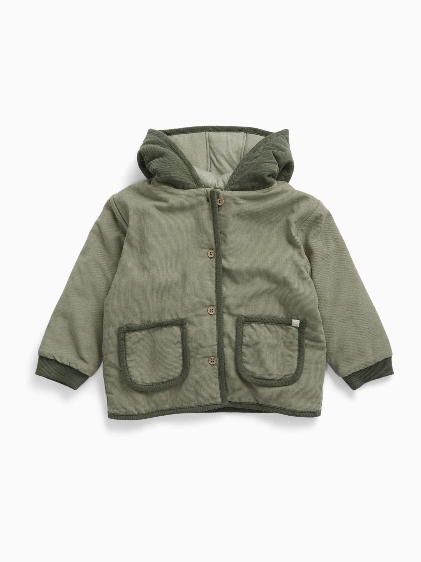 Dsiney Kidz - MORI Green Green Quilted Corduroy Jacket image 4