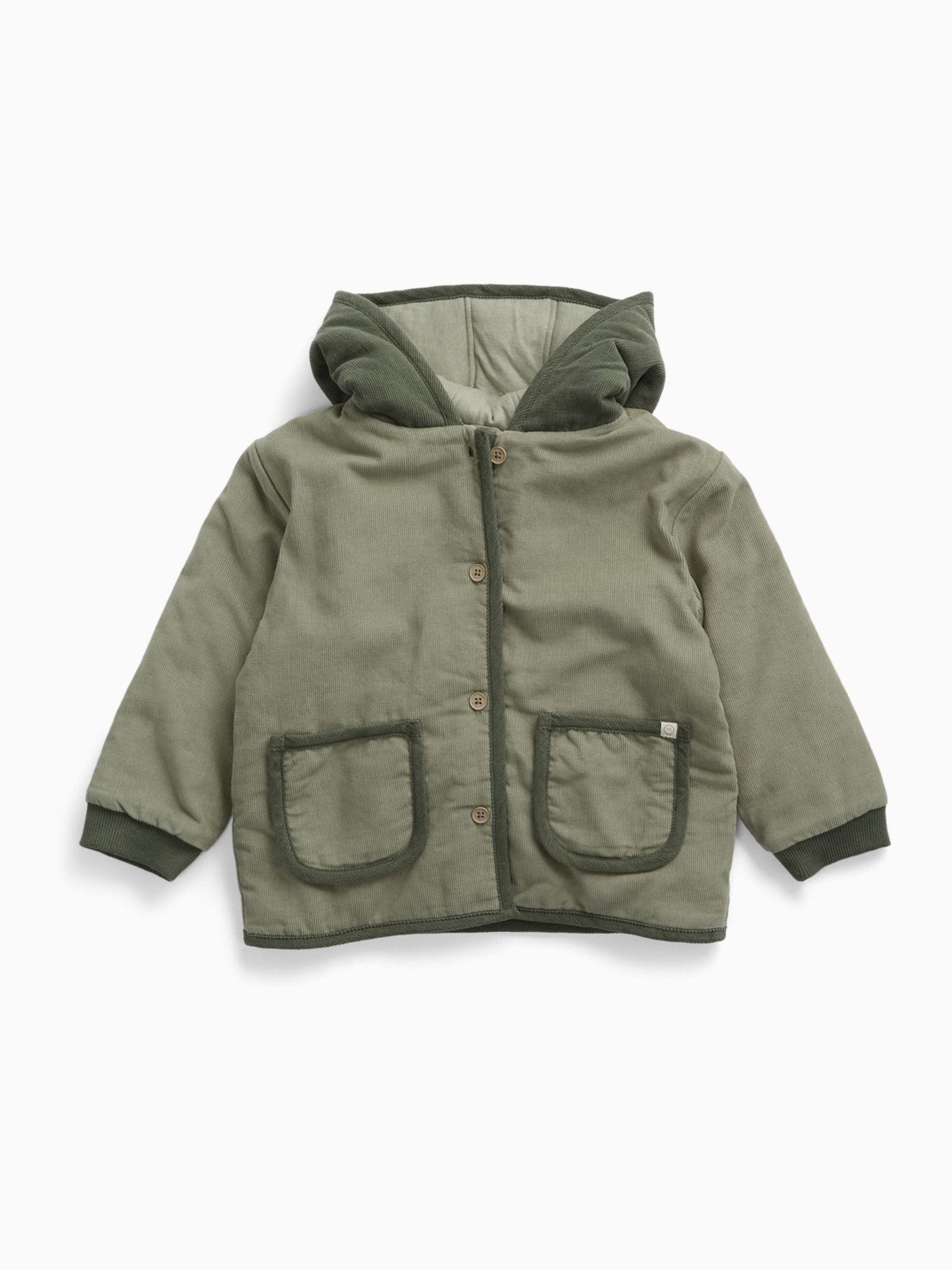 Dsiney Kidz - MORI Green Green Quilted Corduroy Jacket image 4