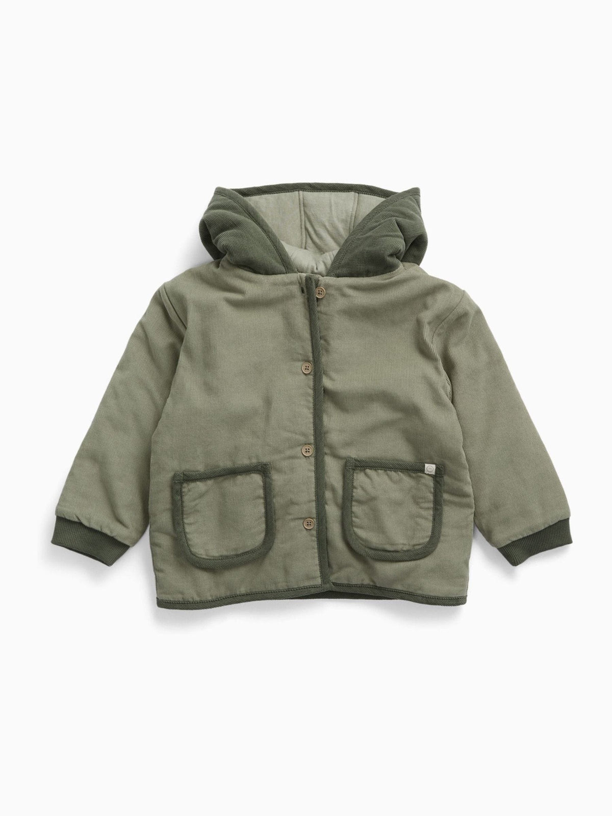 Dsiney Kidz - MORI Green Green Quilted Corduroy Jacket image 4
