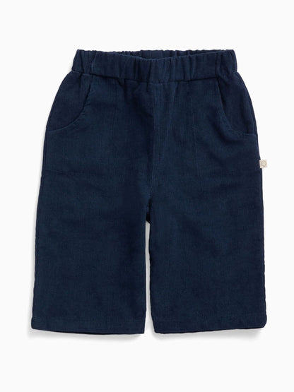 Dsiney Kidz - MORI Blue Navy Soft Corduroy Trousers image 1