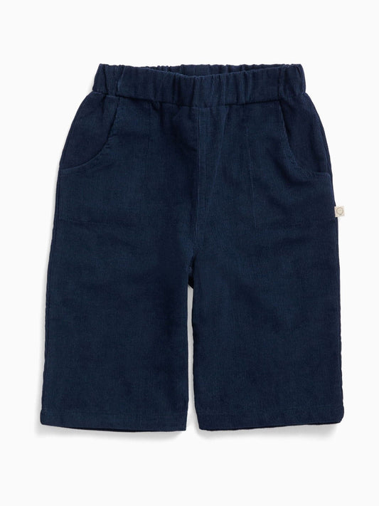 Dsiney Kidz - MORI Blue Navy Soft Corduroy Trousers image 1