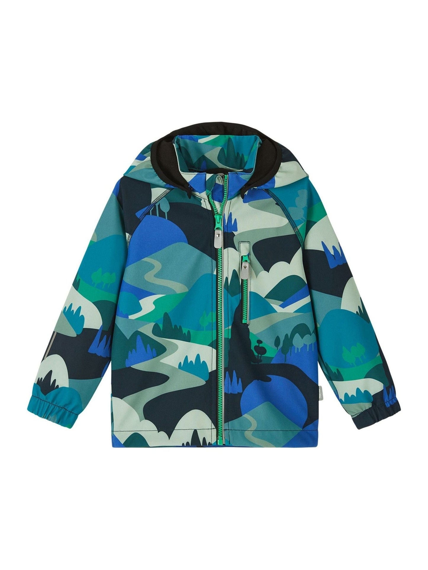 Dsiney Kidz - Reima Blue Water Resistant Vantti Softshell Jacket image 1