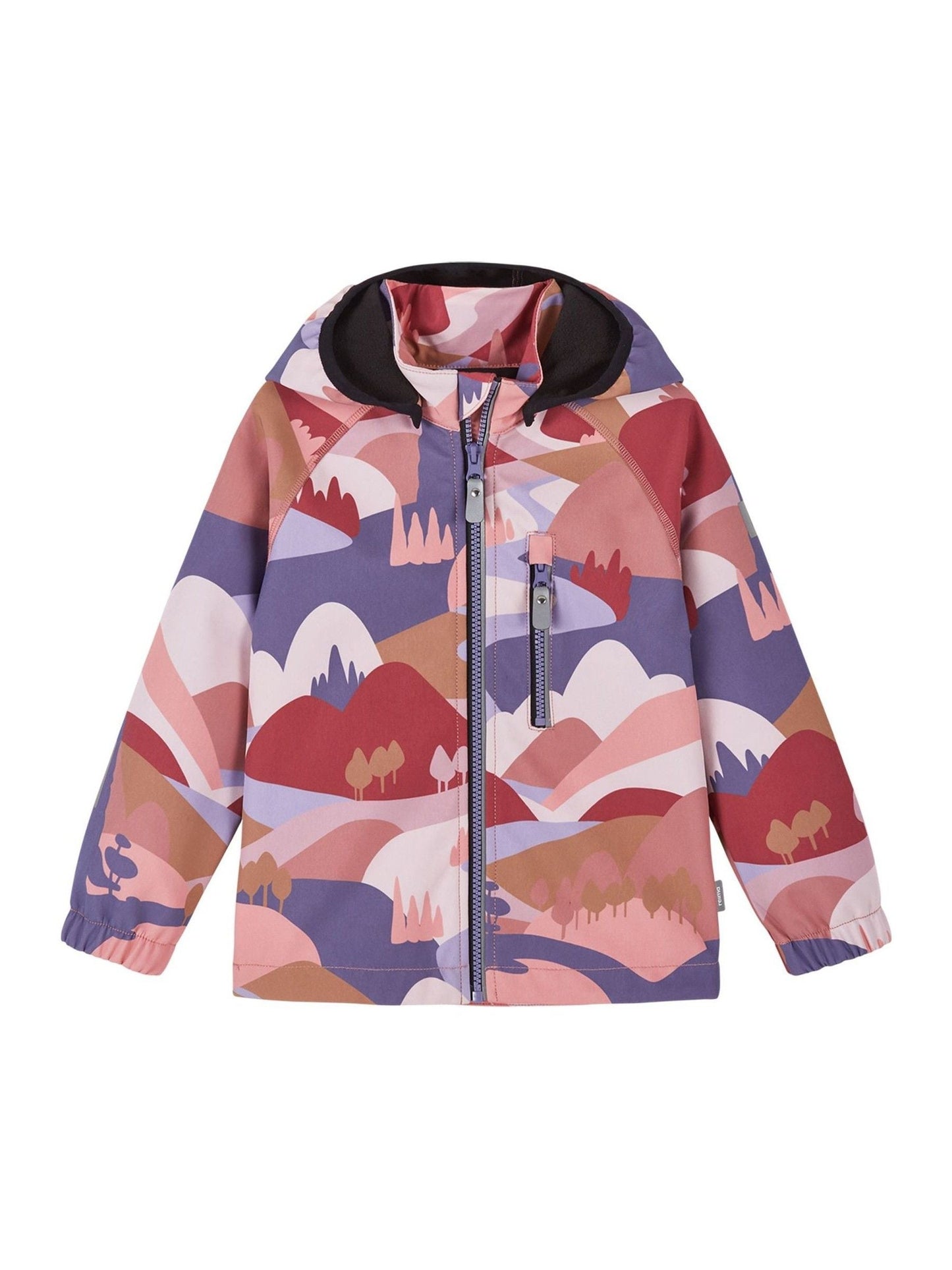 Dsiney Kidz - Reima Pink Water Resistant Vantti Softshell Jacket image 2