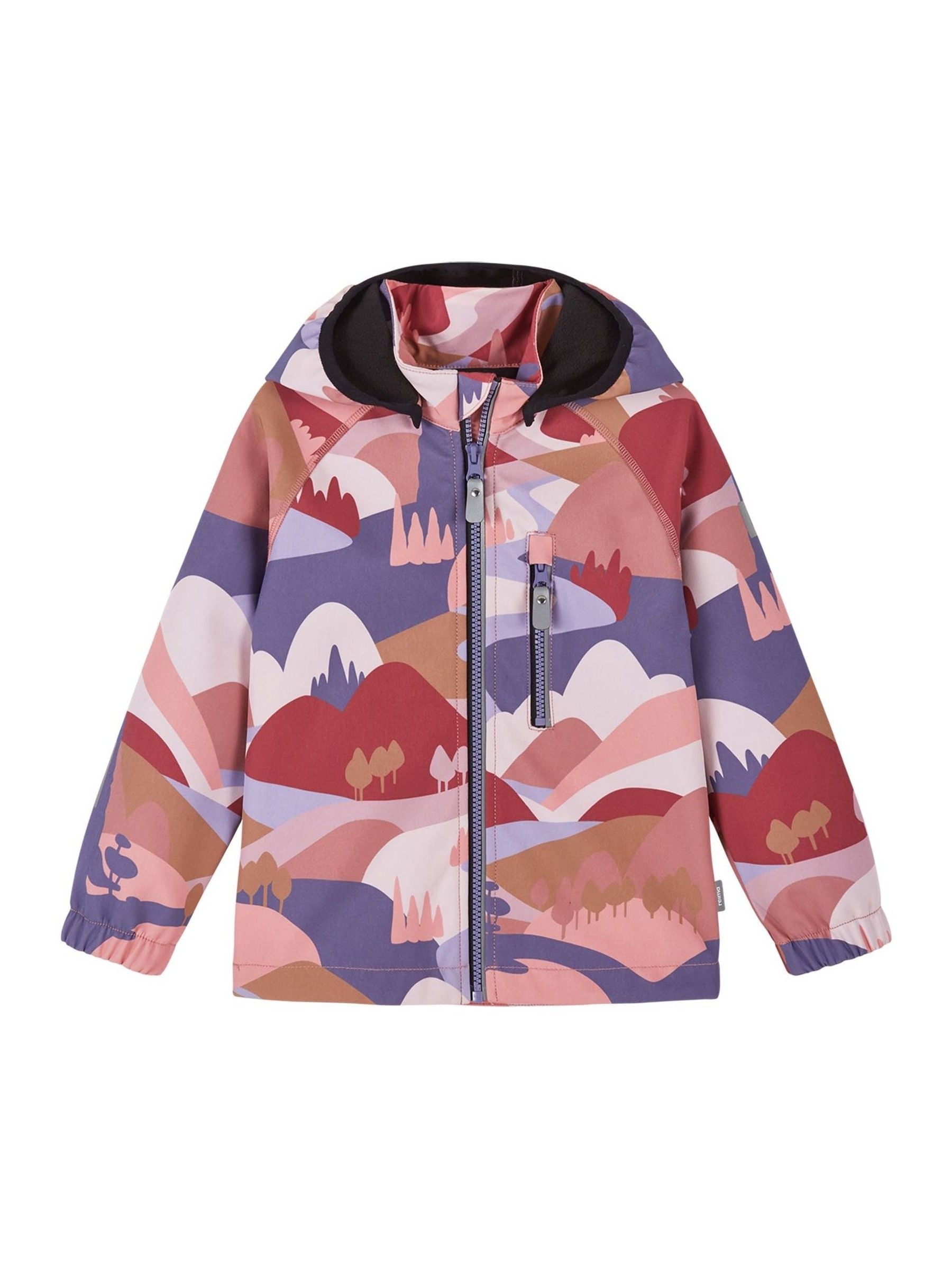 Dsiney Kidz - Reima Pink Water Resistant Vantti Softshell Jacket image 2