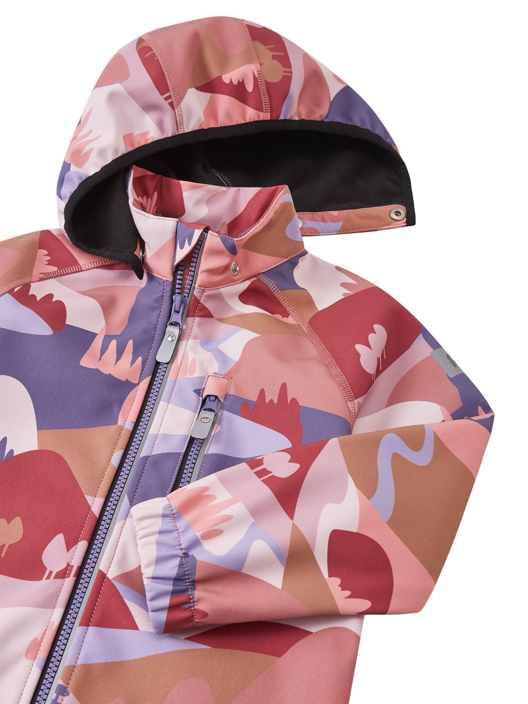 Dsiney Kidz - Reima Pink Water Resistant Vantti Softshell Jacket image 4