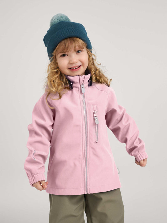 Dsiney Kidz - Reima Pink Water Resistant Vantti Softshell Jacket image 1
