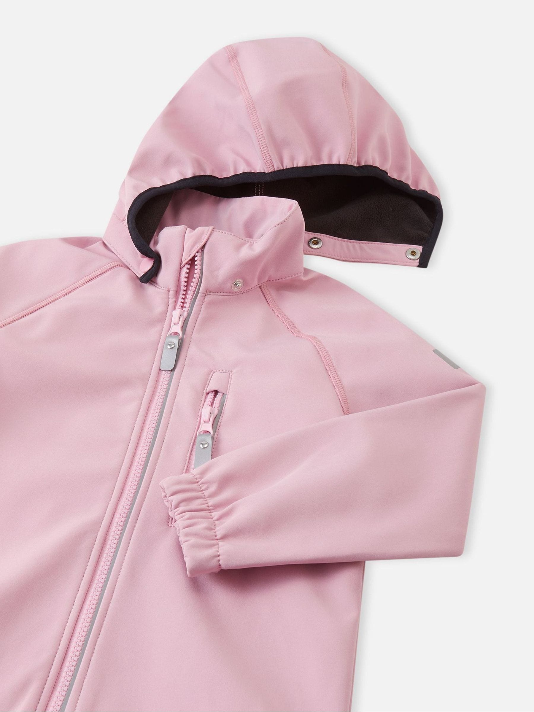 Dsiney Kidz - Reima Pink Water Resistant Vantti Softshell Jacket image 3