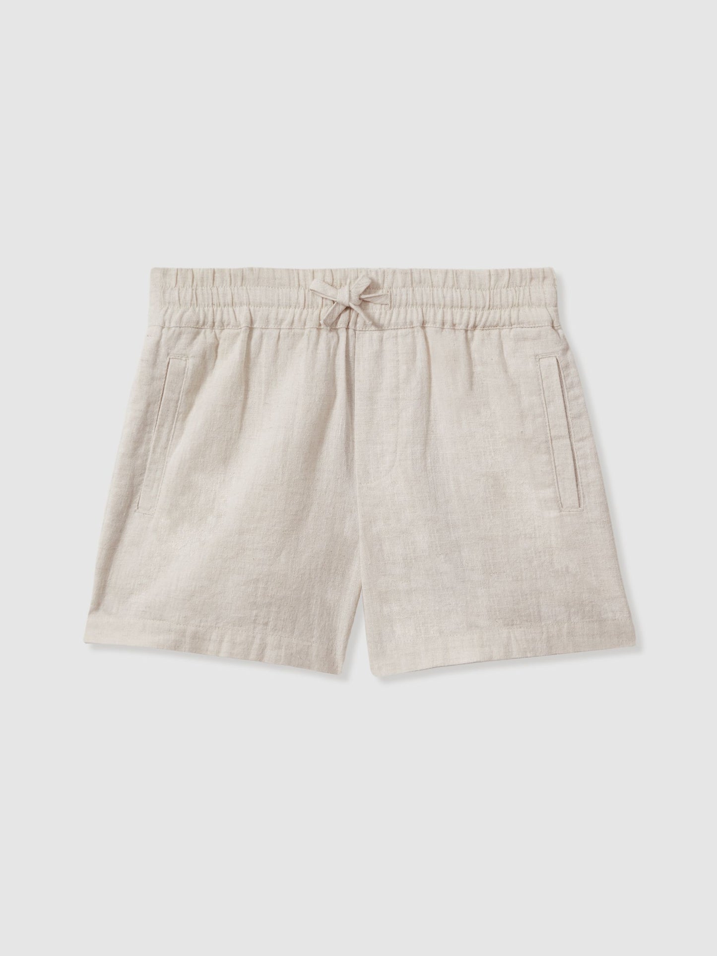Dsiney Kidz - Reiss Stone Acen 3-9 yrs Linen Drawstring Shorts image 2
