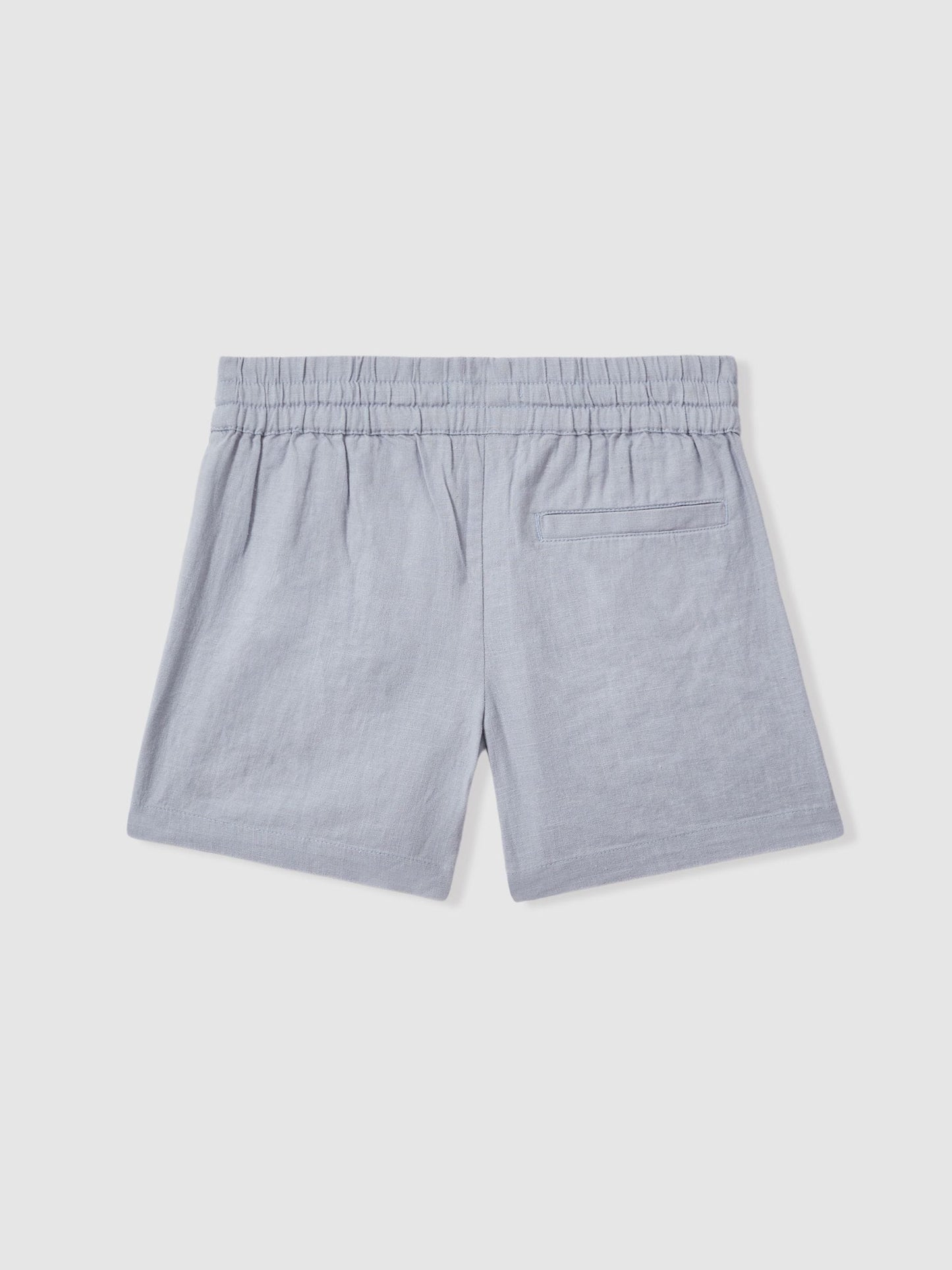Dsiney Kidz - Reiss Soft Blue Acen 3-9 yrs Linen Drawstring Shorts image 2