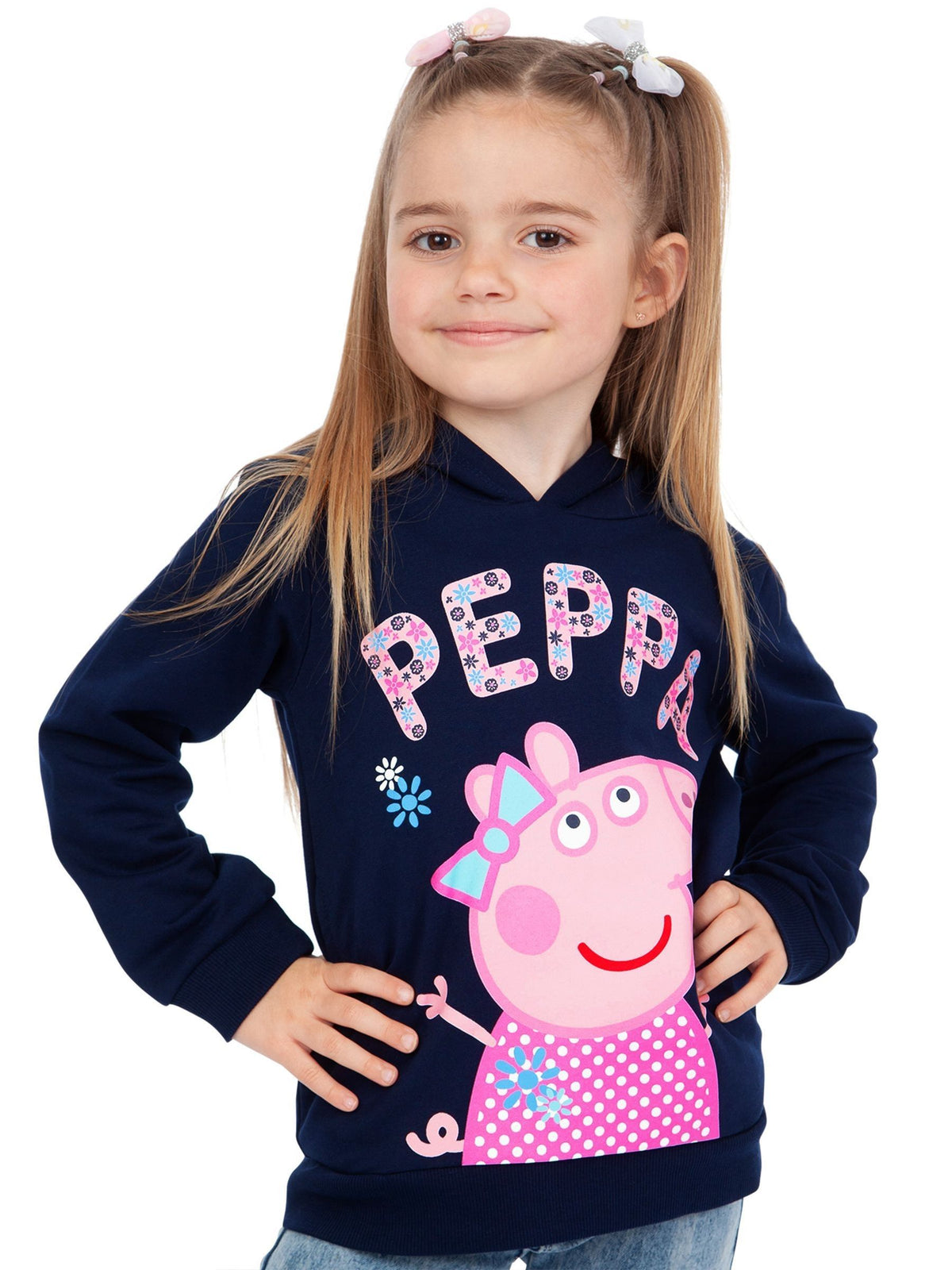 Character Black Peppa Pig 100% Cotton Hoodie - image 3