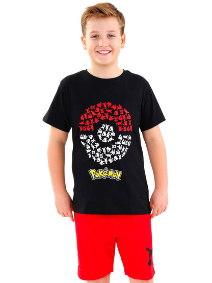 Dsiney Kidz - Character Black Pokemon 100% Cotton T-Shirt and Shorts Set image 6