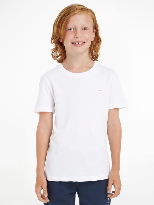Tommy Hilfiger White Basic T-Shirt image 1
