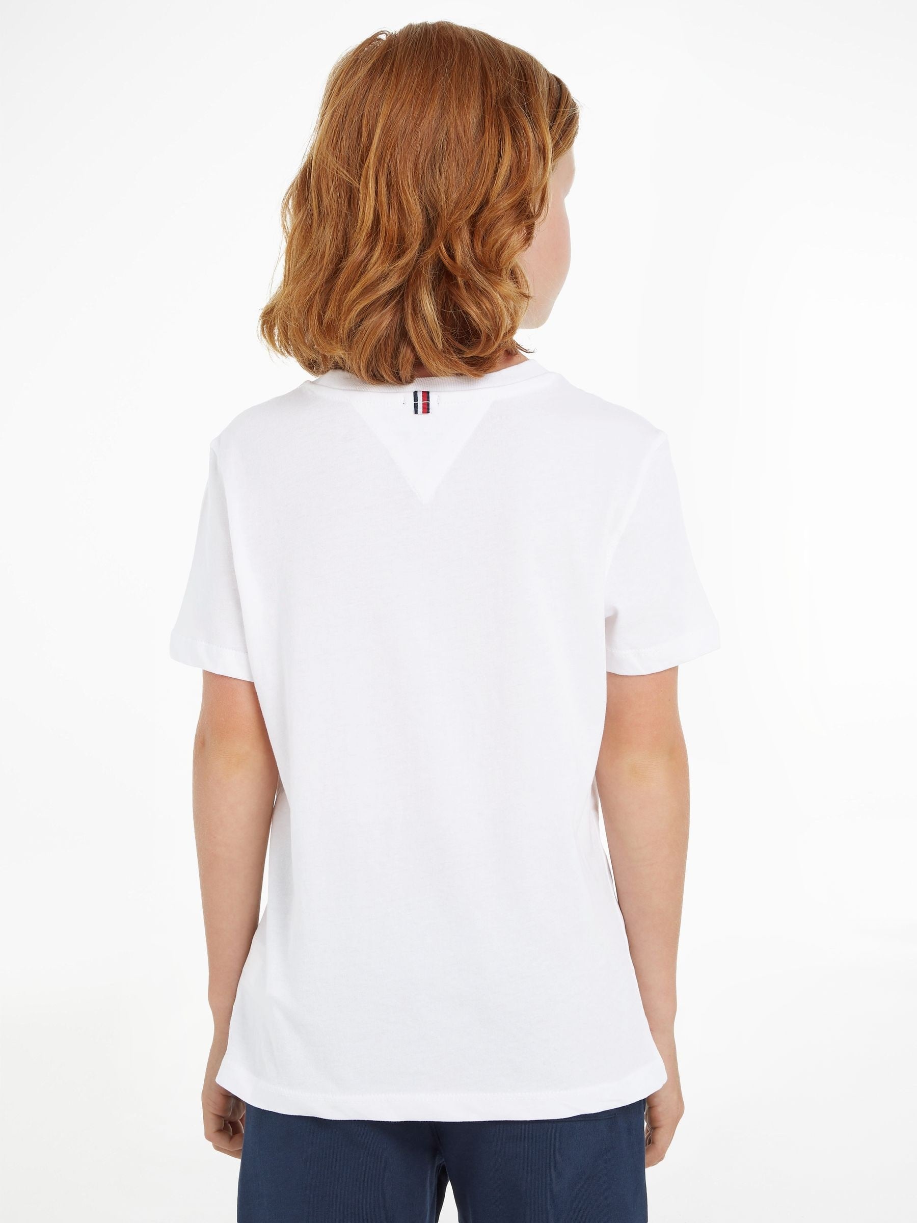 Tommy Hilfiger White Basic T-Shirt image 2
