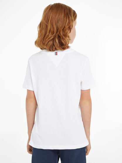 Tommy Hilfiger White Basic T-Shirt image 2