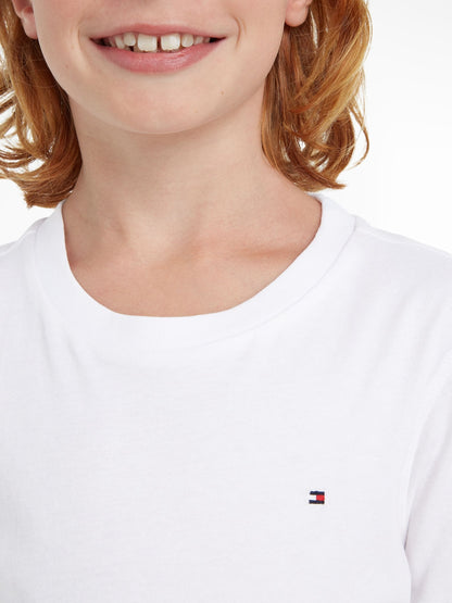 Tommy Hilfiger White Basic T-Shirt image 3