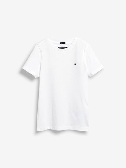 Tommy Hilfiger White Basic T-Shirt image 4