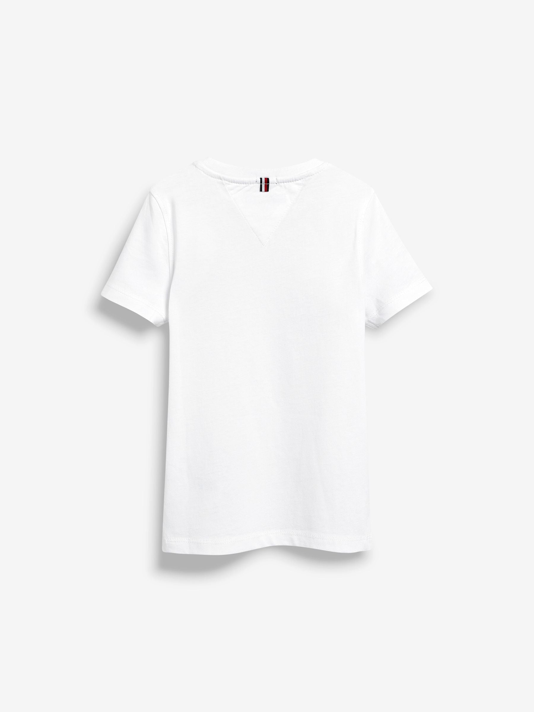 Tommy Hilfiger White Basic T-Shirt image 5