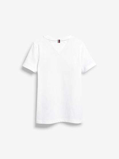 Tommy Hilfiger White Basic T-Shirt image 5