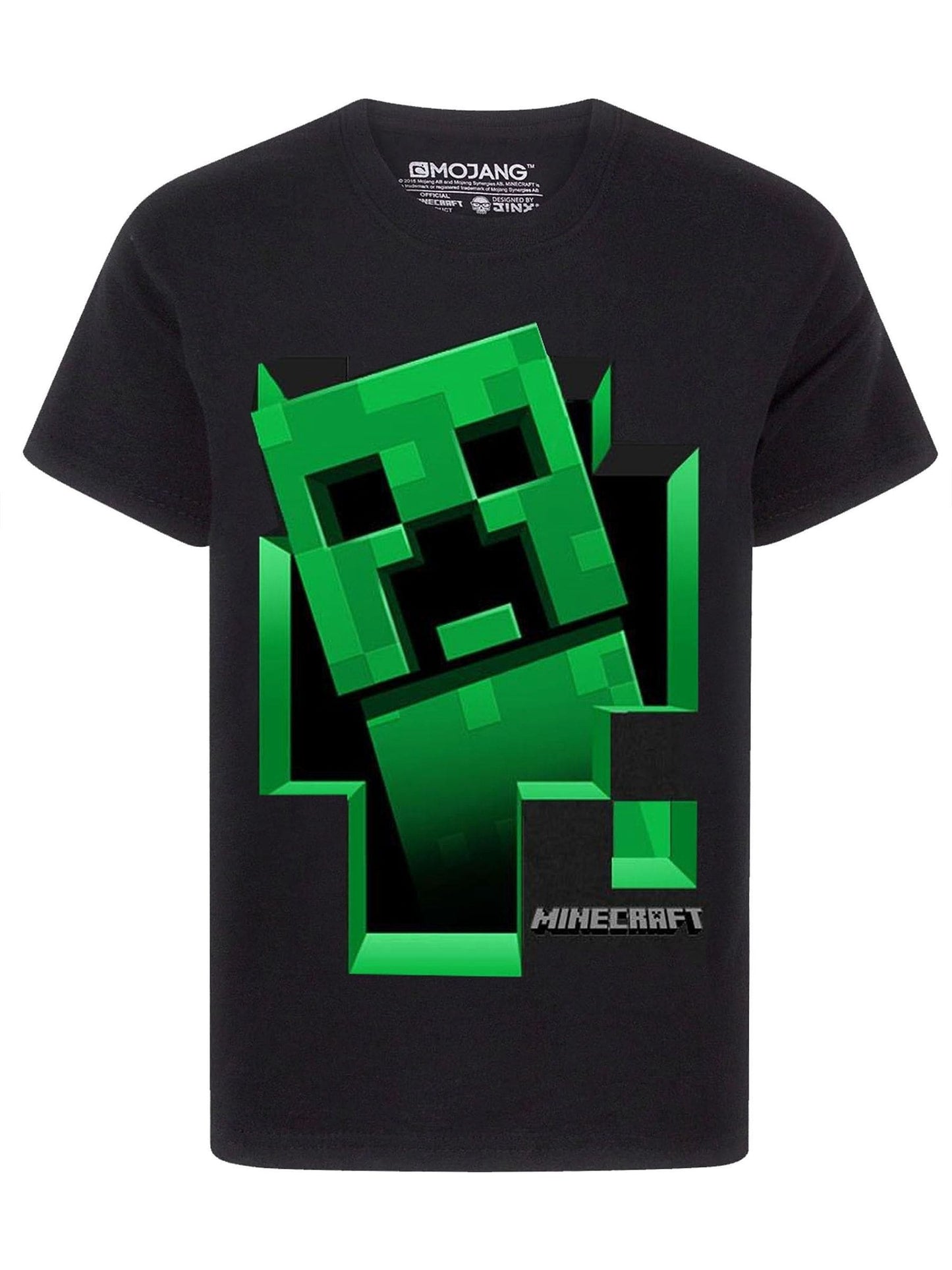 Dsiney Kidz - Vanilla Underground Black 100% Cotton Minecraft Gaming T-Shirt image 1