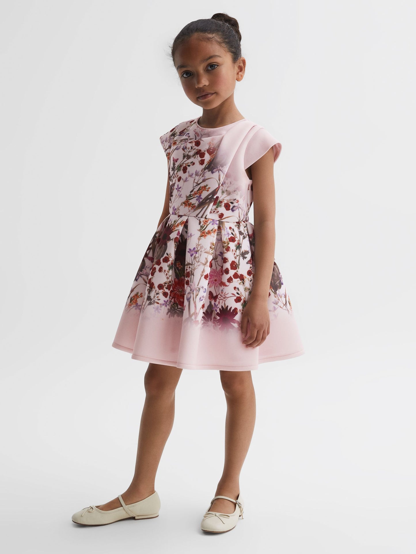 Dsiney Kidz - Reiss Multi Tammy 4-9 yrs Scuba Floral Printed Dress image 1