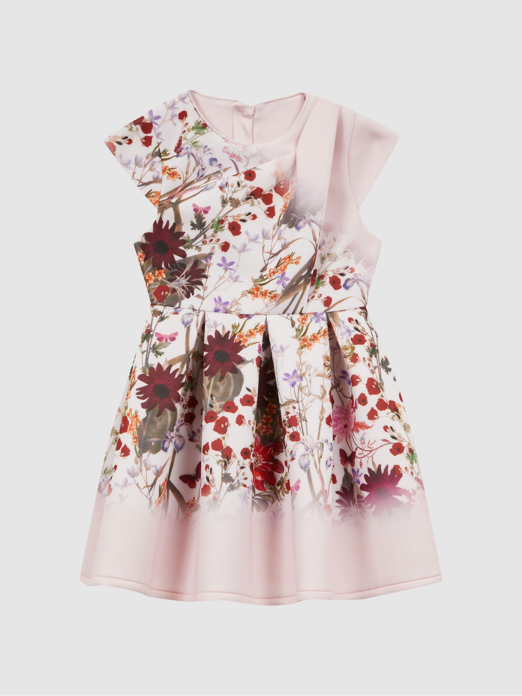Dsiney Kidz - Reiss Multi Tammy 4-9 yrs Scuba Floral Printed Dress image 2