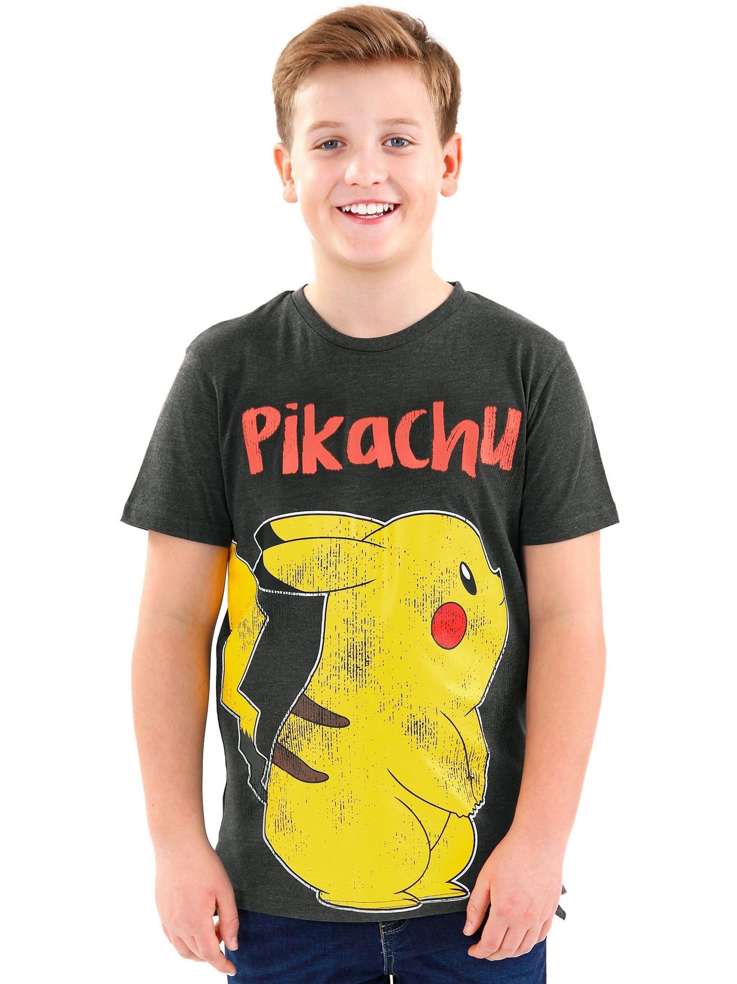Dsiney Kidz - Character Black Pokemon Pikachu Boys T-Shirt image 1