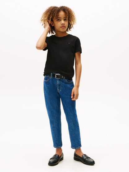 Tommy Hilfiger Black Basic T-Shirt image 3
