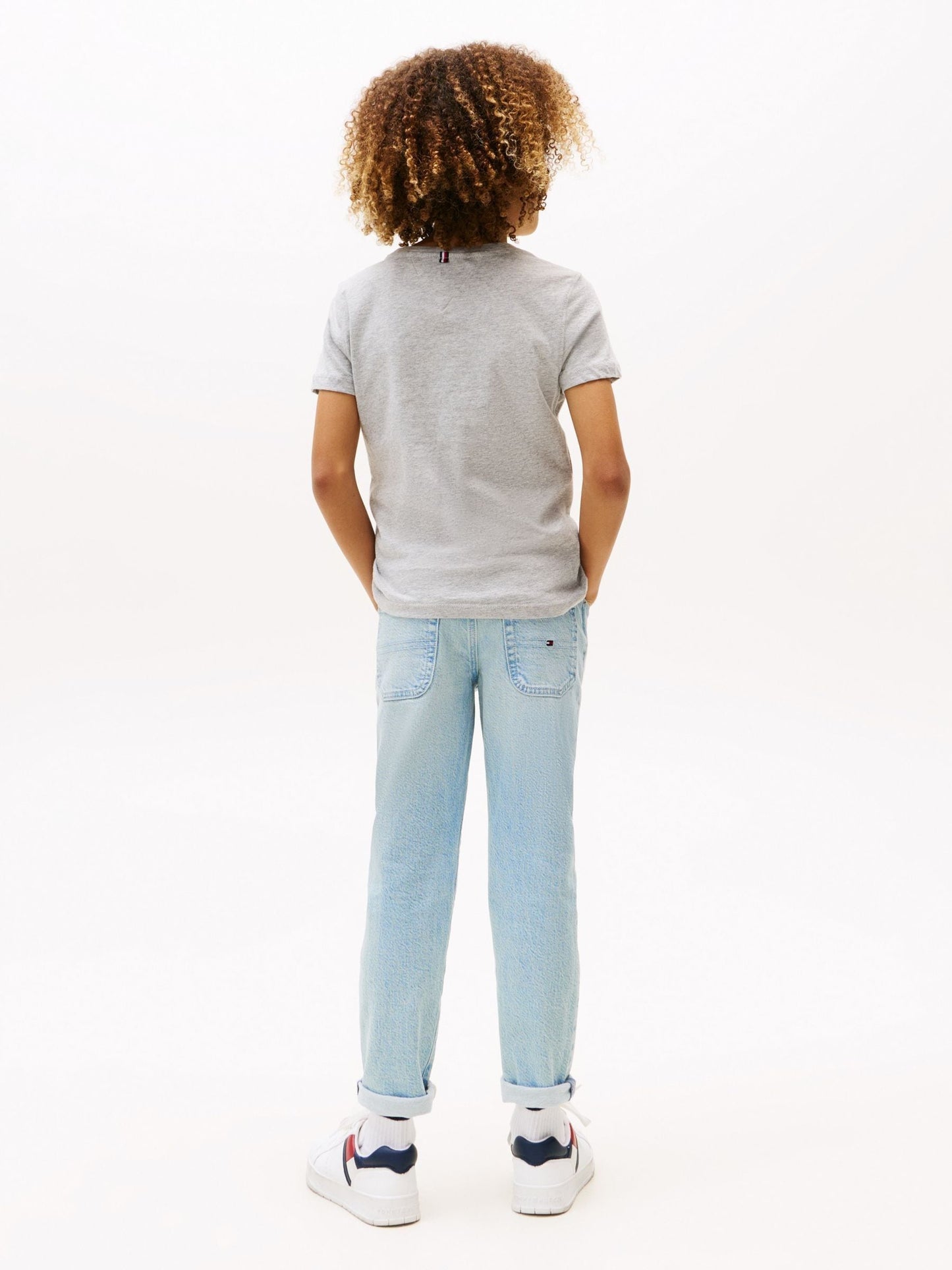 Tommy Hilfiger Grey Basic T-Shirt image 2