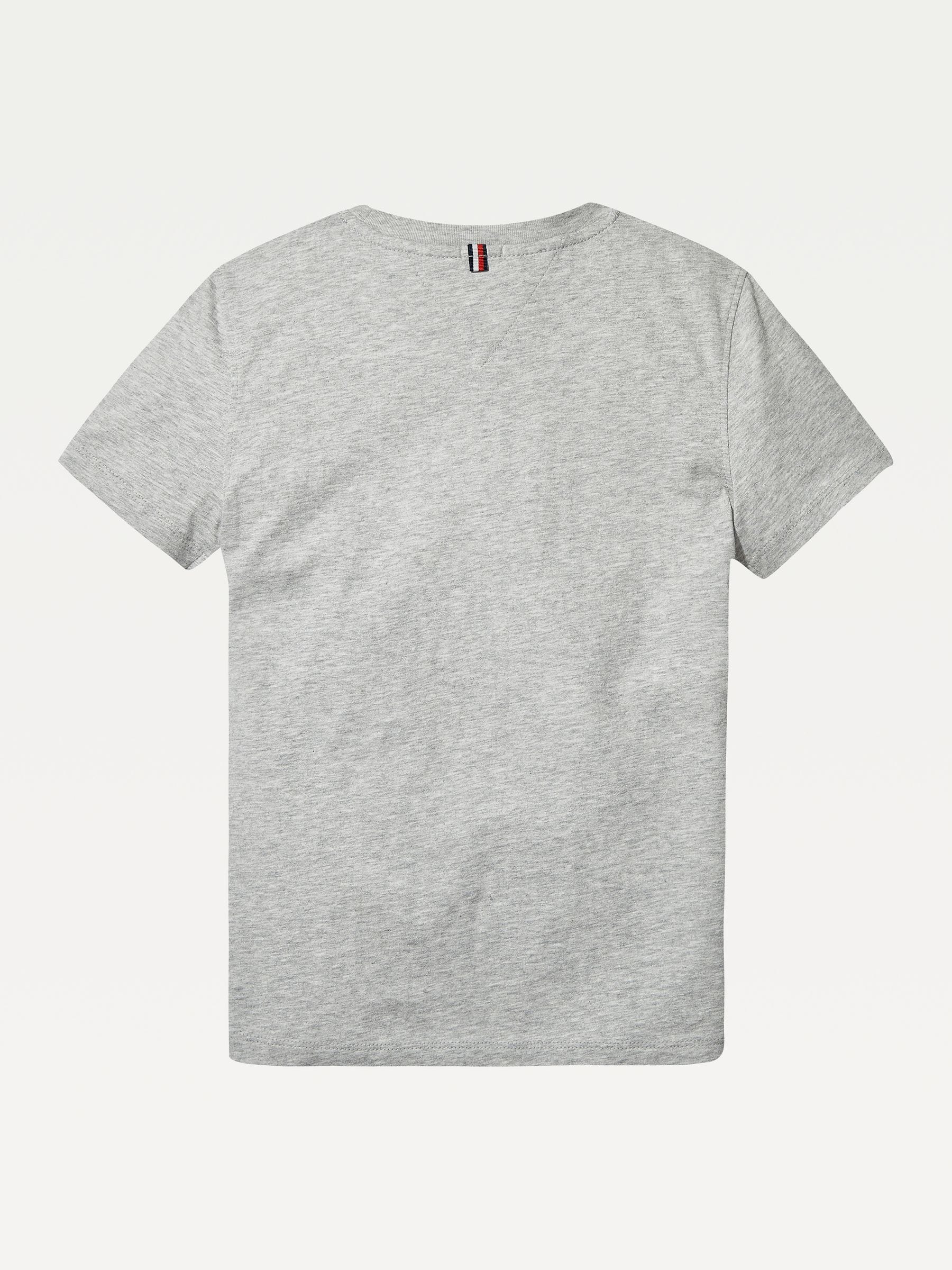 Tommy Hilfiger Grey Basic T-Shirt image 5