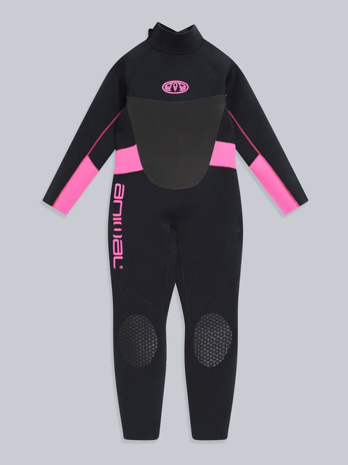 Animal Pink Kids Under Water Full Wetsuit image 1