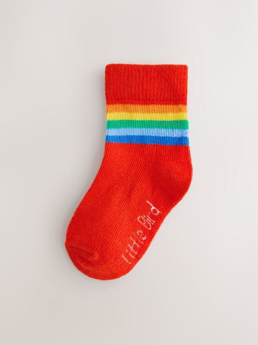 Dsiney Kidz - Little Bird by Jools Oliver Multi Baby Rainbow Socks 5 Pack image 2