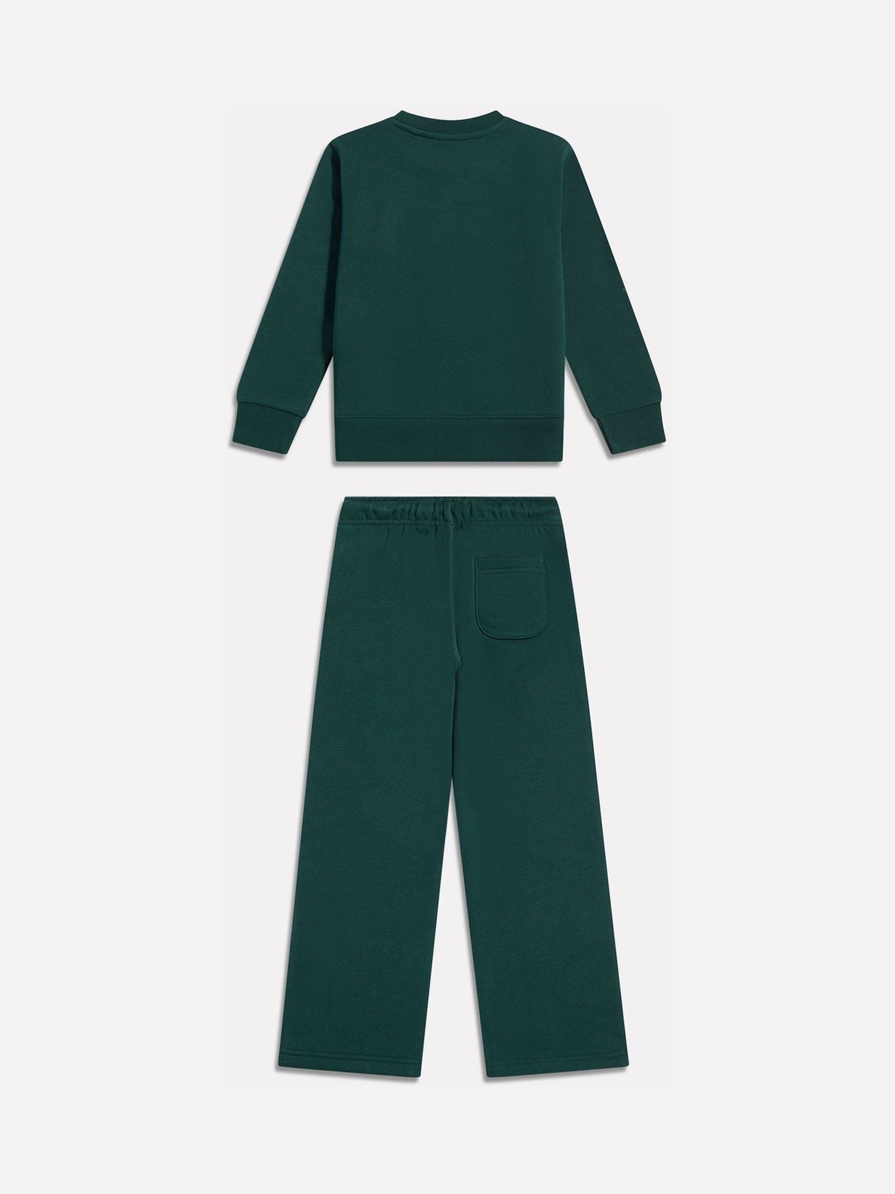 Dsiney Kidz - New Balance Green Small Logo Sweat Top & Jogger Set image 2