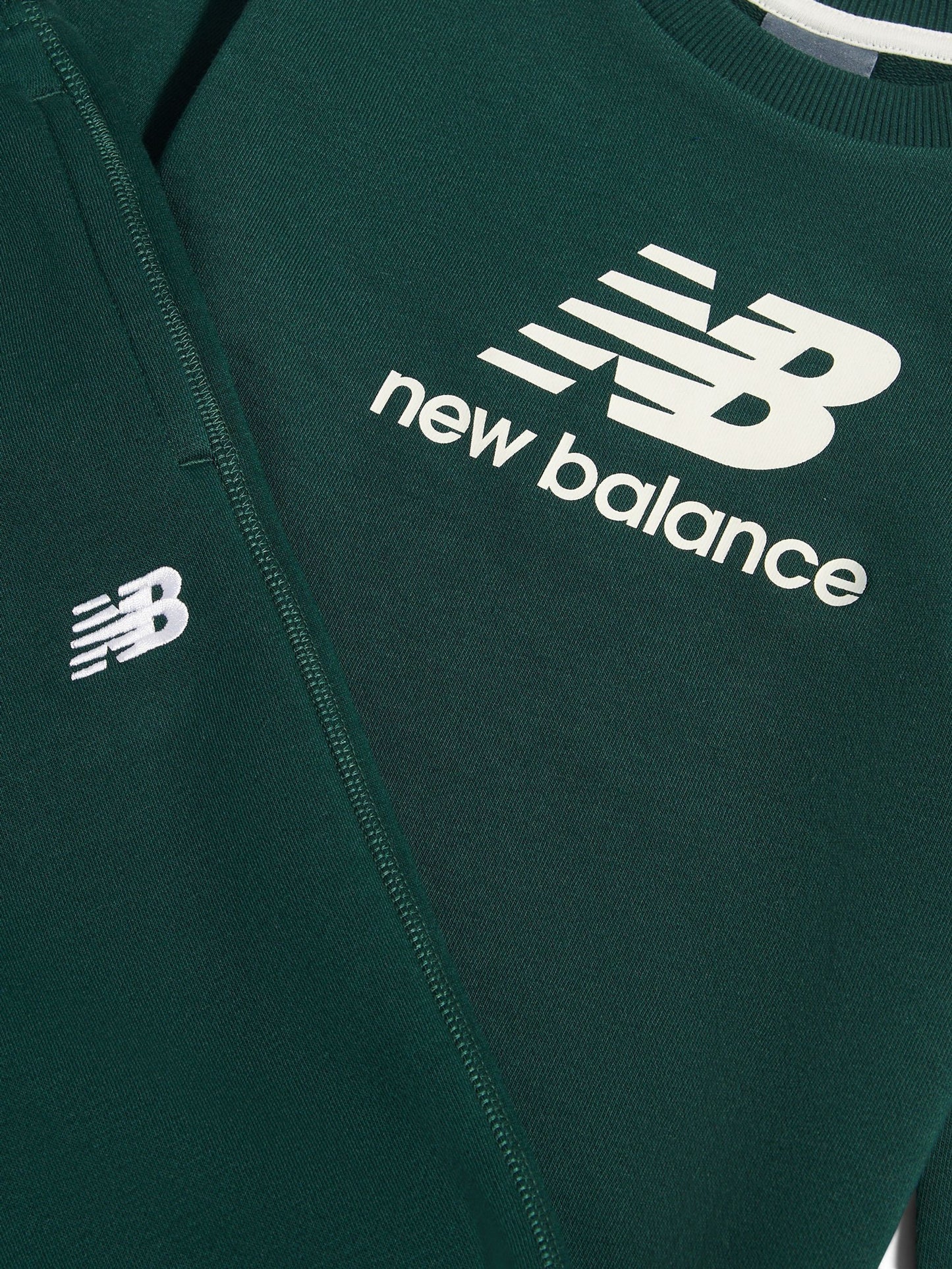 Dsiney Kidz - New Balance Green Small Logo Sweat Top & Jogger Set image 3