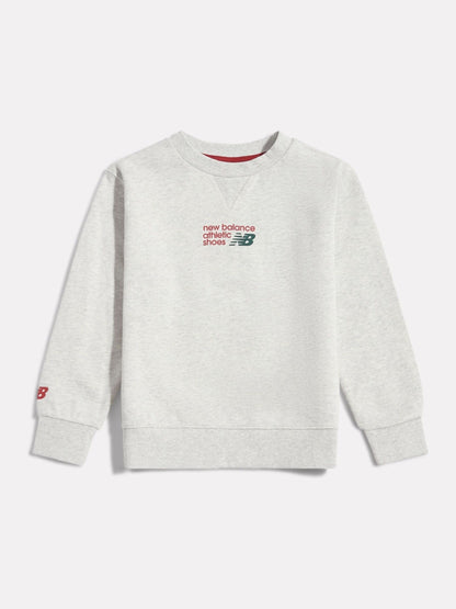 Dsiney Kidz - New Balance Grey Athletics Premium Logo Sweatshirt image 1