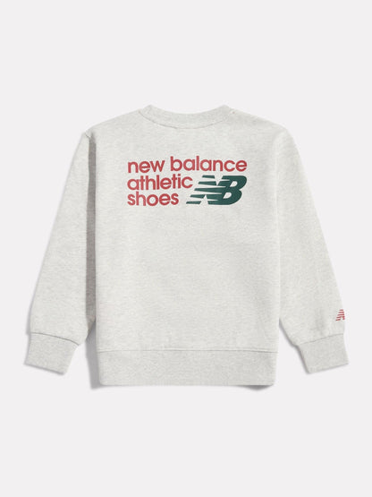 Dsiney Kidz - New Balance Grey Athletics Premium Logo Sweatshirt image 2