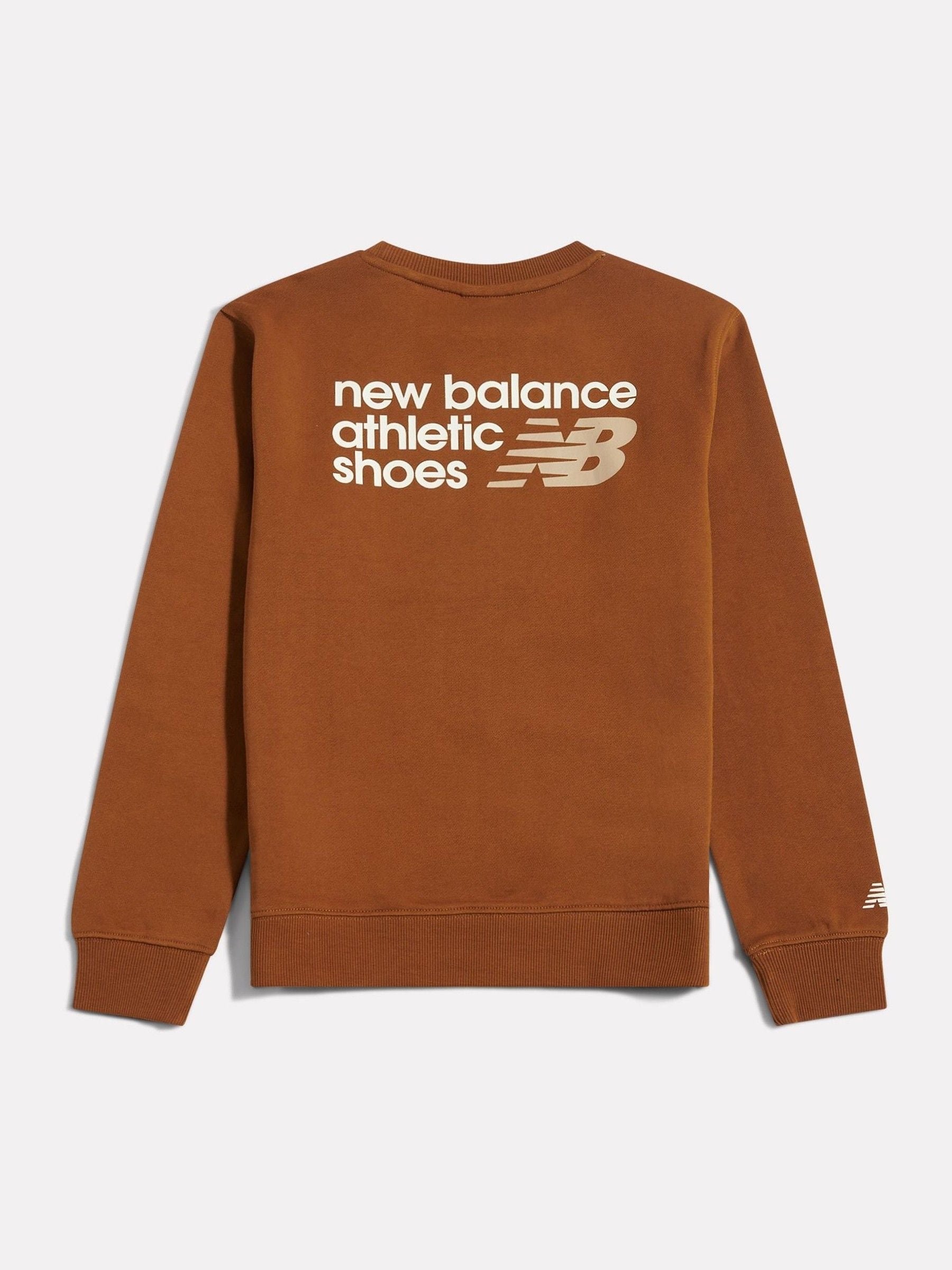 Dsiney Kidz - New Balance Brown Athletics Premium Logo Sweatshirt image 2