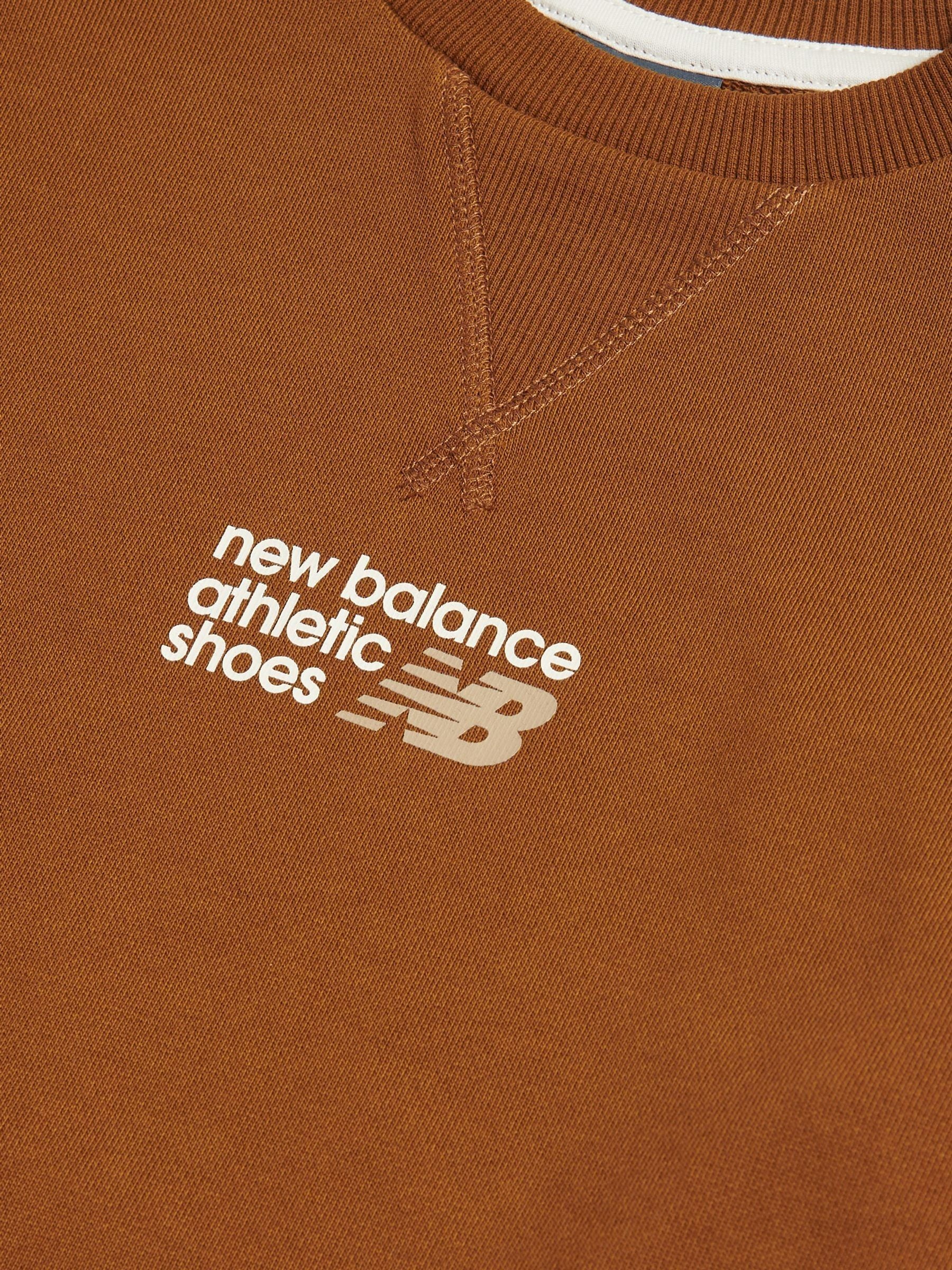 Dsiney Kidz - New Balance Brown Athletics Premium Logo Sweatshirt image 3