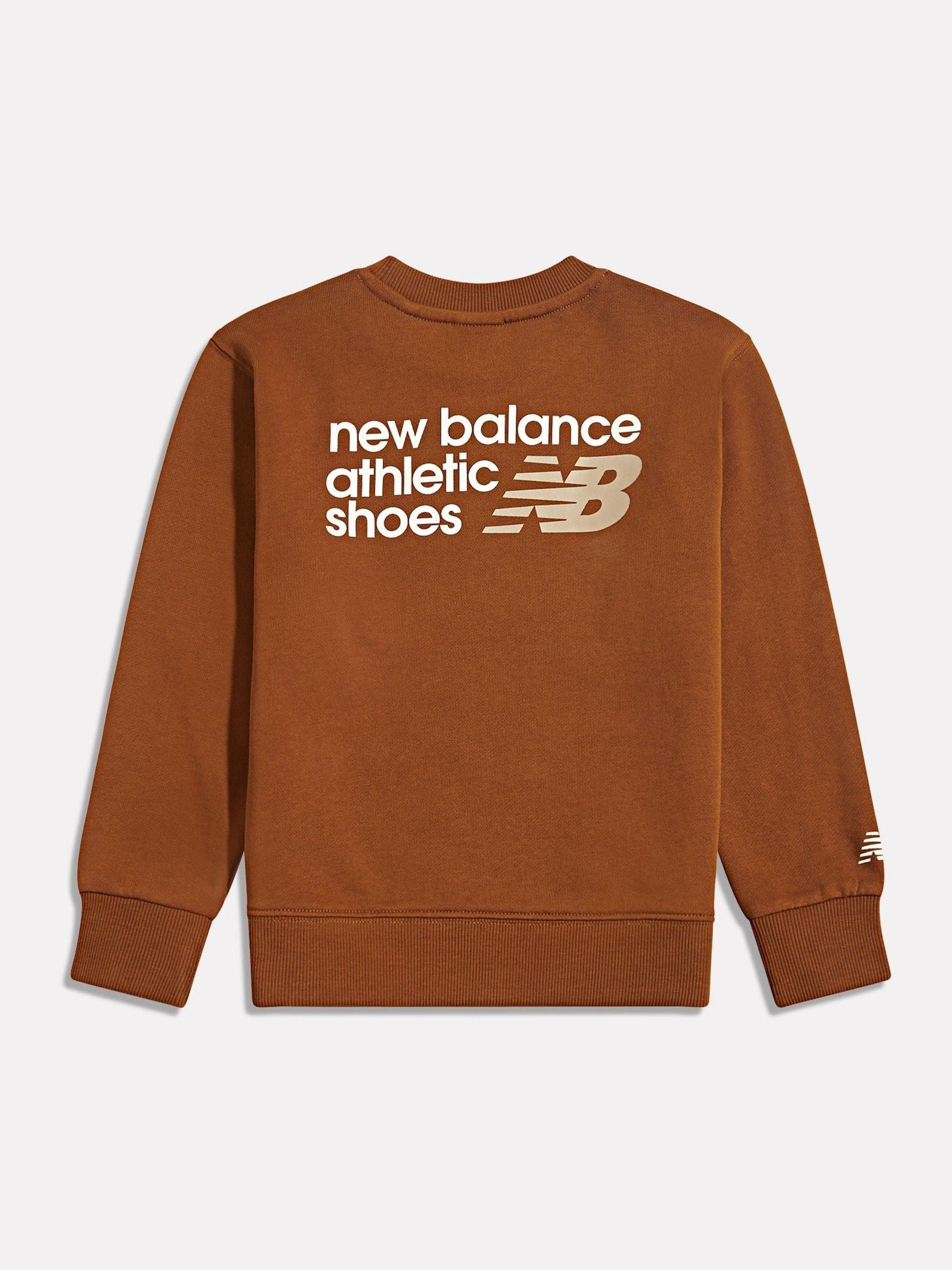 Dsiney Kidz - New Balance Brown Athletics Premium Logo Sweatshirt image 2