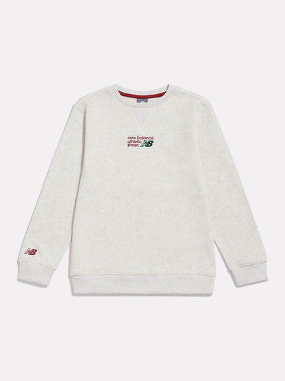Dsiney Kidz - New Balance Grey Athletics Premium Logo Sweatshirt image 1