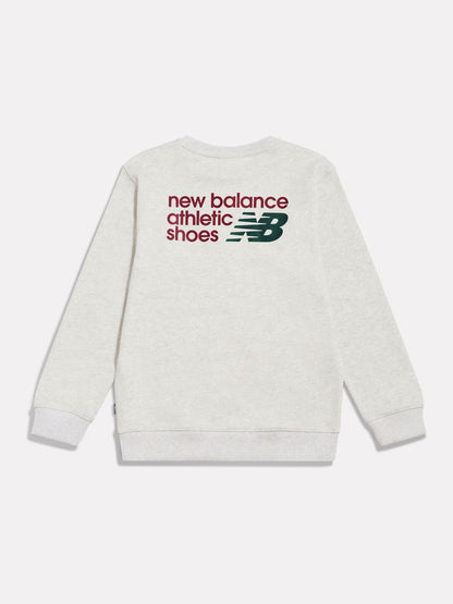 Dsiney Kidz - New Balance Grey Athletics Premium Logo Sweatshirt image 2